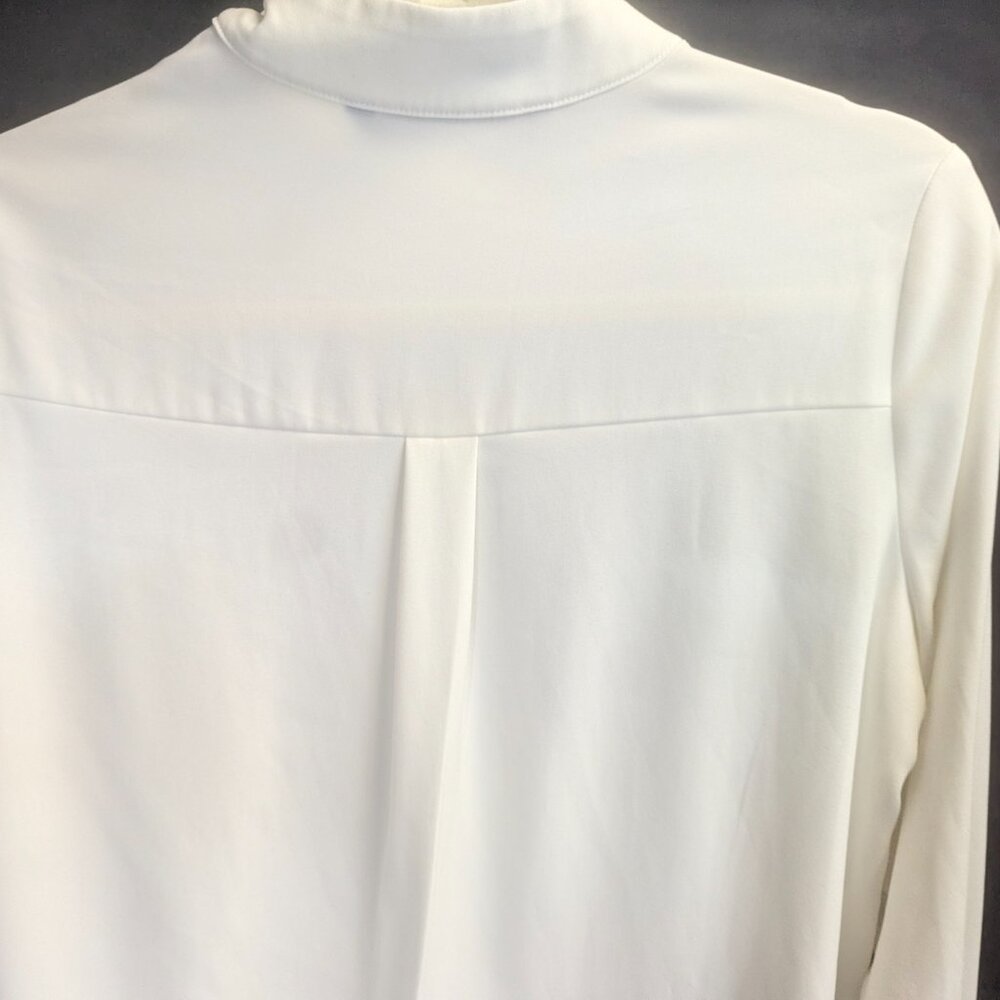 Zara Basic Collection Size Medium Off White Blouse - image 10